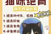 猫咪绝育的利弊（探讨猫咪绝育的优势与劣势）